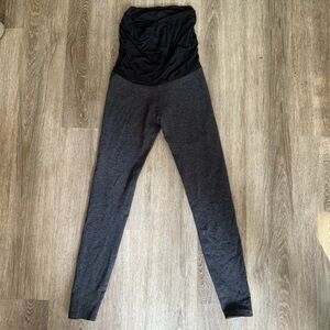 Beyond Yoga Black & Charcoal Maternity Leggings